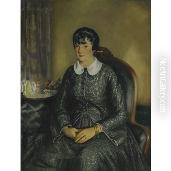 Portrait Of Mary Mckinnon Oil Painting by George Wesley Bellows