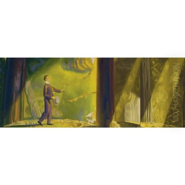 The Journey Of Youth Oil Painting by George Wesley Bellows