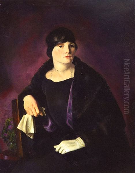 Mrs. Richter Oil Painting by George Wesley Bellows