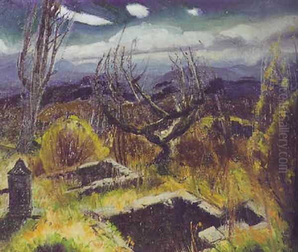 Deserted Farm, No.ii, April 1920 Oil Painting by George Wesley Bellows