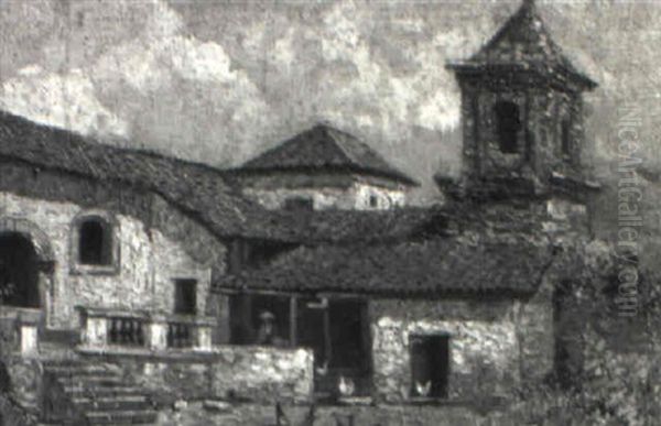 The Mission Oil Painting by George Wesley Bellows