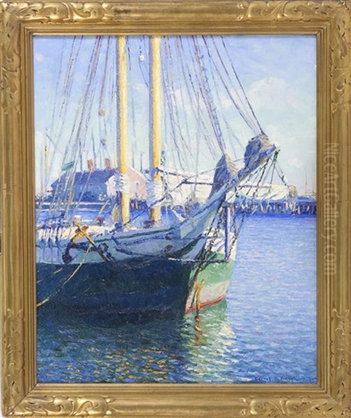 Blue Day, Provincetown Oil Painting by Gerrit Beneker