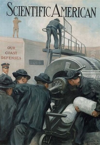 Scientific American Oil Painting by Gerrit Beneker