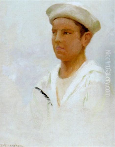 Sailor Boy Oil Painting by Gerrit Beneker