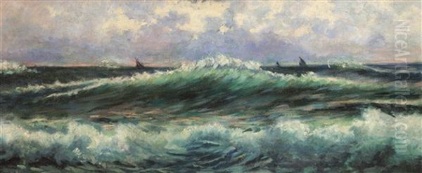 Onde Oil Painting by Alberto Beniscelli