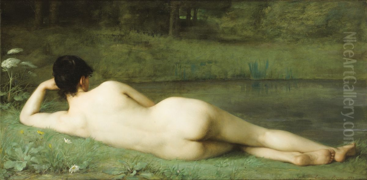 Nu Etendu Oil Painting by Emmanuel Benner