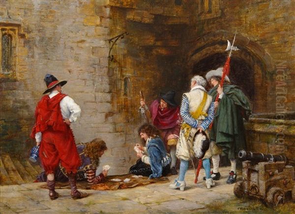 Portrait De Femme Oil Painting by Frank Moss Bennett