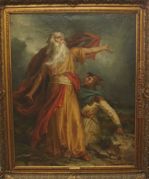 King Lear Oil Painting by George Frederick Bensell