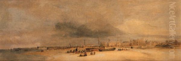 Yarmouth Oil Painting by Charles Bentley