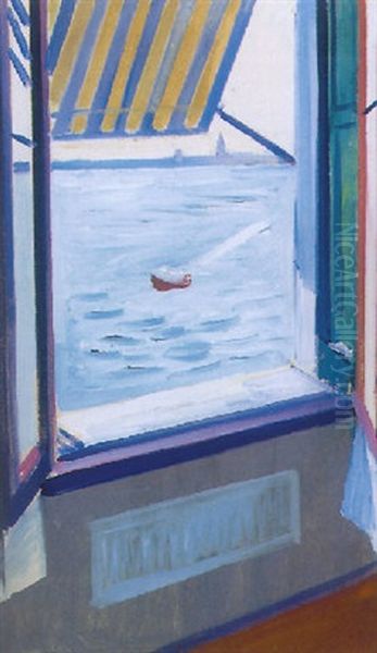 Udsigt Til Venezia Oil Painting by Axel Bentzen