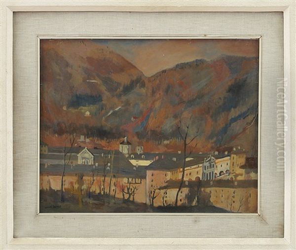 Oropa Oil Painting by Giulio Benzi