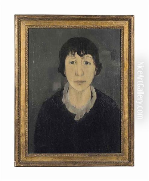 Portrait De Marie-louise Bousquet Oil Painting by Christian Berard