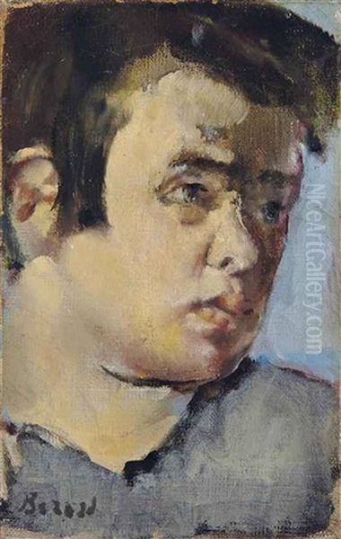 Portrait Du Nain Pieral Oil Painting by Christian Berard