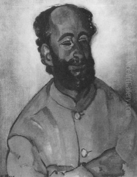 Portrait Of A Man Oil Painting by Else Berg
