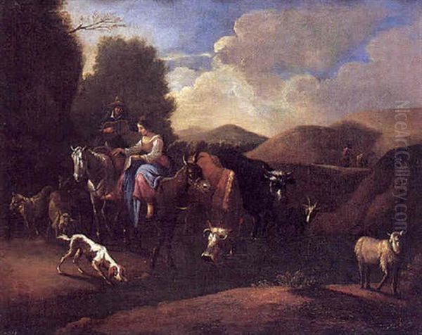 Ronda Campestre Oil Painting by Dirk van Bergen