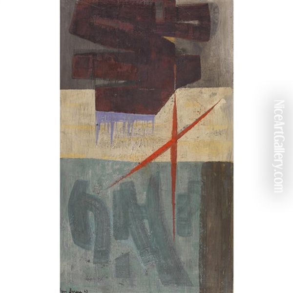 Abstrakte Komposition Oil Painting by Jacques Berger