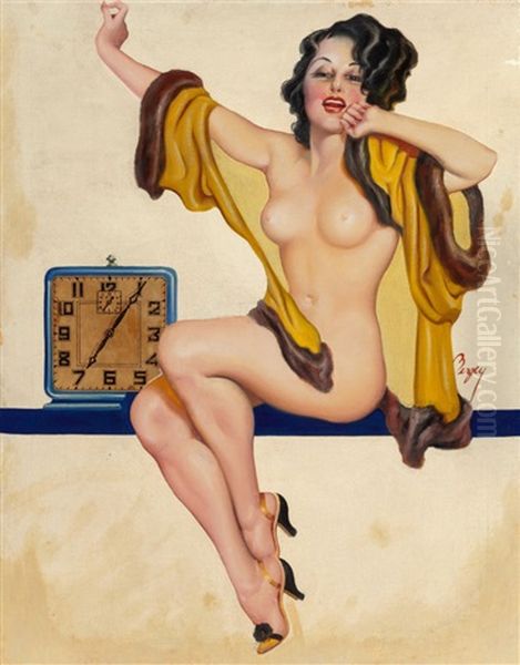 Rise And Shine, Snappy Oil Painting by Earle Kulp Bergey