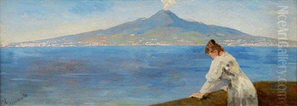 Sorrento Oil Painting by Richard Bergh
