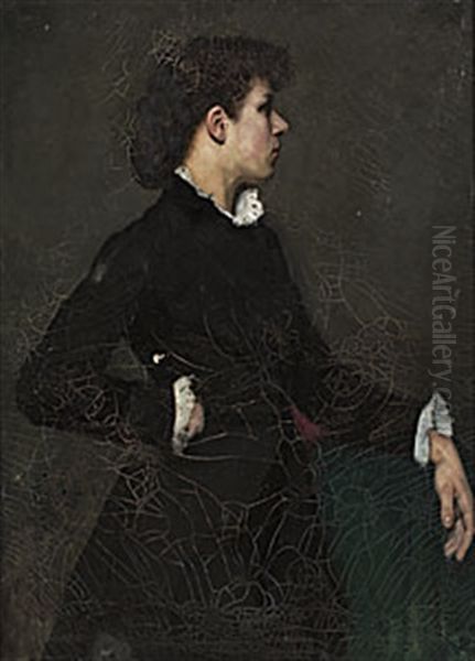 Helena Maria Klemming Oil Painting by Richard Bergh