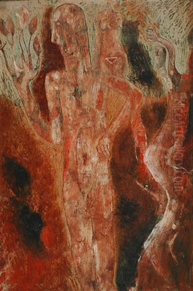 Magicien Oil Painting by Frits Van Den Berghe