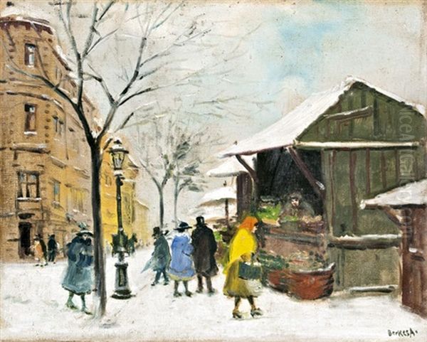 Teli Eletkep Oil Painting by Antal Berkes