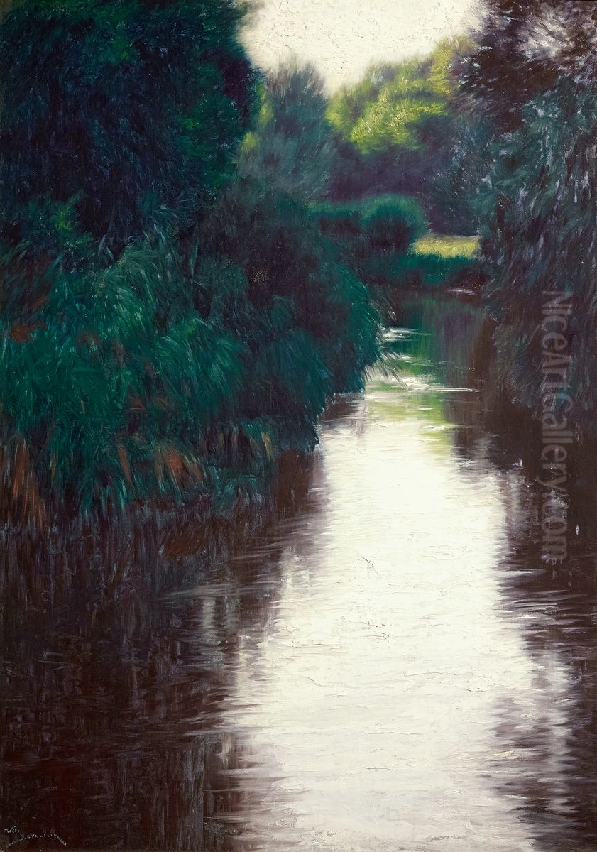 Weiher Oil Painting by Wilhelm Bernatzik