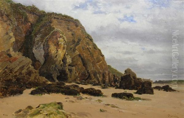 Cote Rocheuse Oil Painting by Camille Bernier