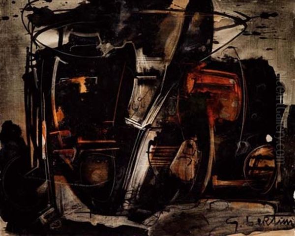 Mercure Lapide Oil Painting by Giuseppe Bertini