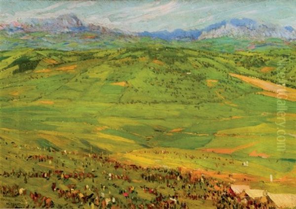 Andalucia, Feria Del Valle Oil Painting by Mariano Bertuchi