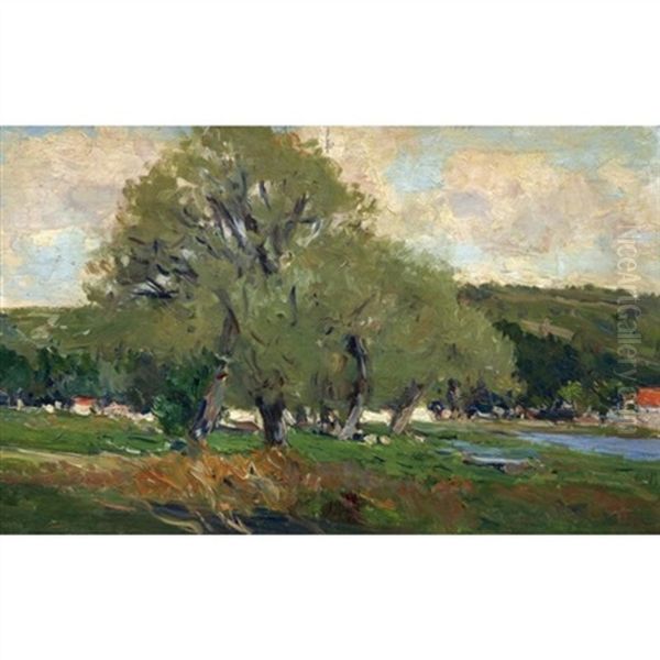 Paisaje (landscape) Oil Painting by Aureliano de Beruete y Moret
