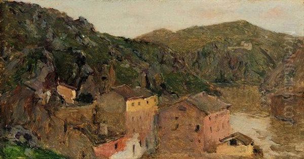Vista Del Tajo Oil Painting by Aureliano de Beruete y Moret