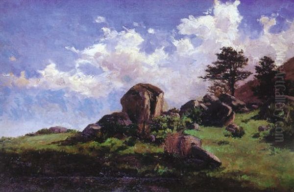 Paisaje De La Sierra De Guardarrama Oil Painting by Aureliano de Beruete y Moret