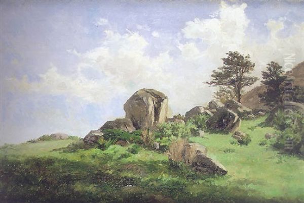 Paisaje De La Sierra De Guadarrama Oil Painting by Aureliano de Beruete y Moret