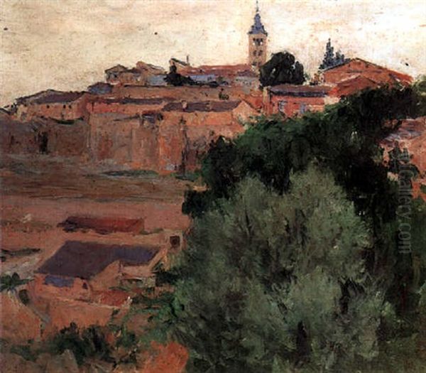 View Of Toledo Oil Painting by Aureliano de Beruete y Moret