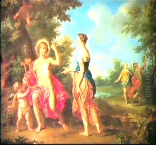 Apollon Et Les Muses Oil Painting by Balthasar Beschey