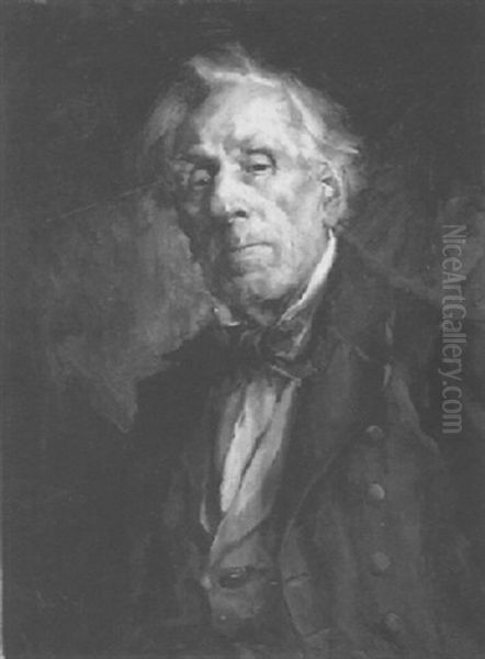 Herrenbildnis Oil Painting by Hans Best