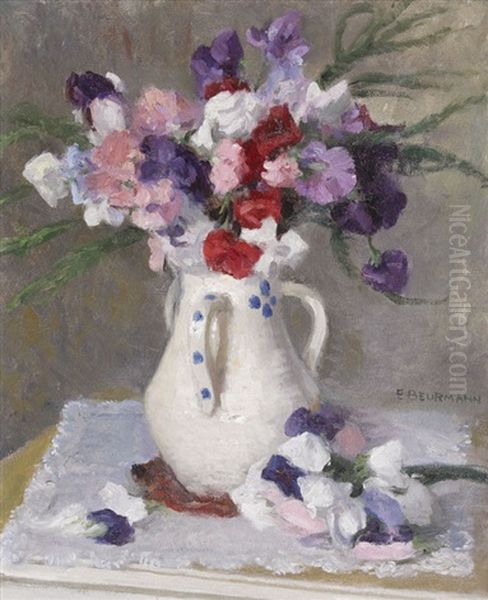 Wicken Oil Painting by Emil Beurmann