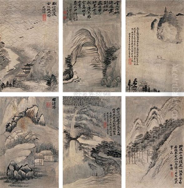 Landscape Oil Painting by  Bi Han