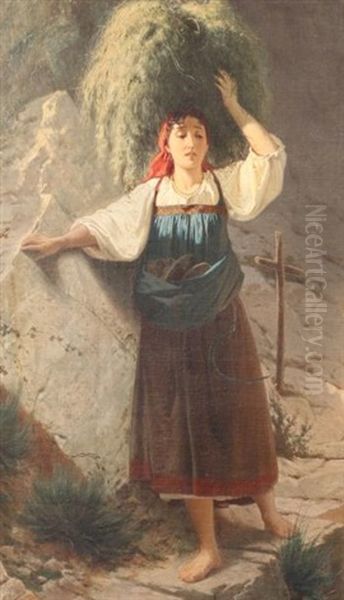 Le Chemin Perilleux Oil Painting by Luigi Bianchi