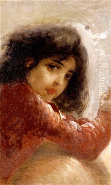 Ciociara Oil Painting by Mose Bianchi