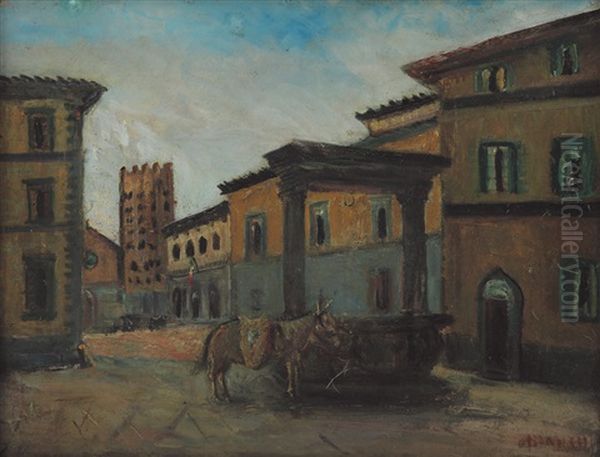 Pozzo Del Paese Oil Painting by Paolo Bianchi