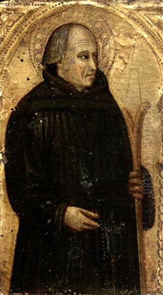 San Gherardo Da Villamagna (fragment) Oil Painting by Bicci Di Lorenzo