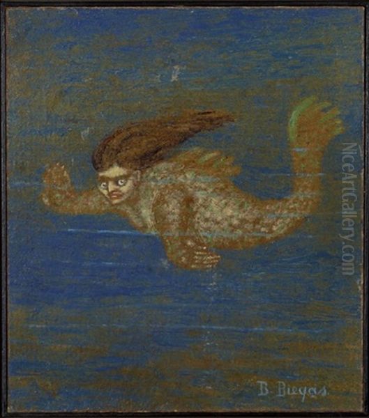 Sirene Oil Painting by Boleslas Biegas