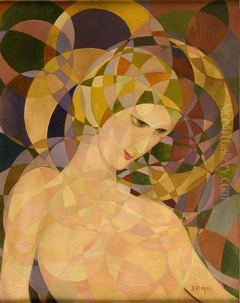 Portret Sferyczny Oil Painting by Boleslas Biegas