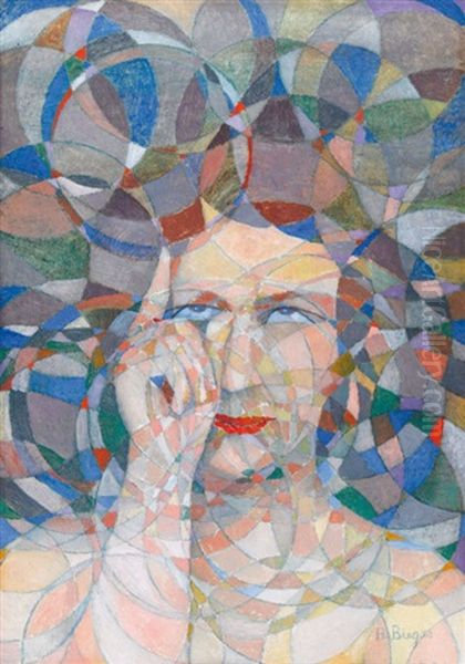 Le Mystere De La Pensee Oil Painting by Boleslas Biegas