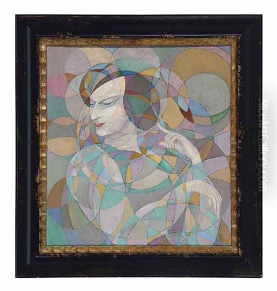 Danseuse Gitane Oil Painting by Boleslas Biegas