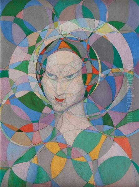 Wiosna Oil Painting by Boleslas Biegas