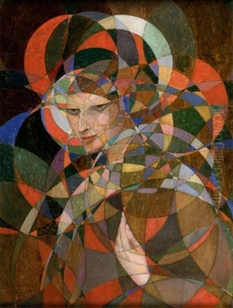 Na Powietrzu Oil Painting by Boleslas Biegas