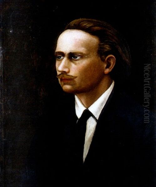 Portrait Eines Herren Oil Painting by Boleslas Biegas