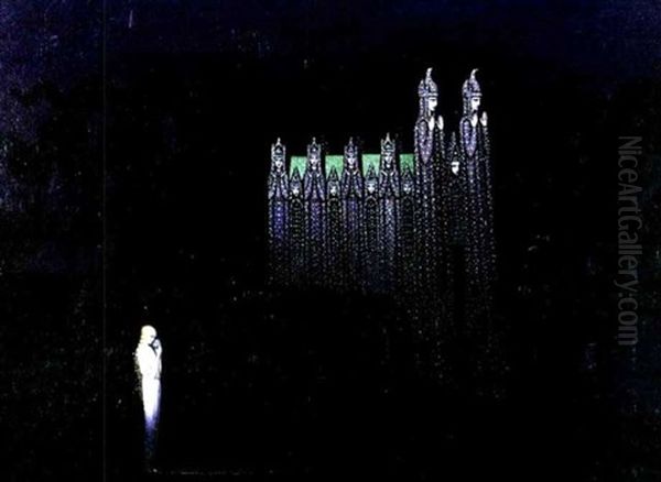 Fleurs Enchantees Oil Painting by Boleslas Biegas